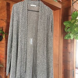 Drapey Open Sweater.